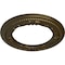 Ekena Millwork Roped Medway Ceiling Medallion (Fits Canopies up to 7 1/2"), 12 1/4"OD x 7 1/2"ID x 7/8"P, Brass CM12MEBRS - alternate 4